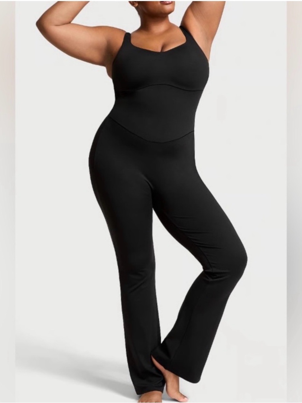 Victoria's Secret Black Slim-Strap Jumpsuit